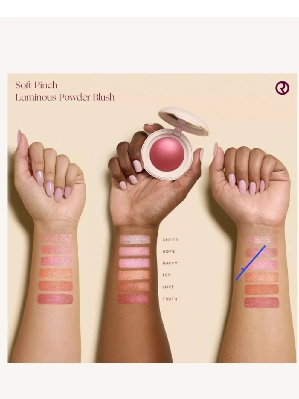 Rare Beauty Soft Pinch Blush — Truth (rose pink)